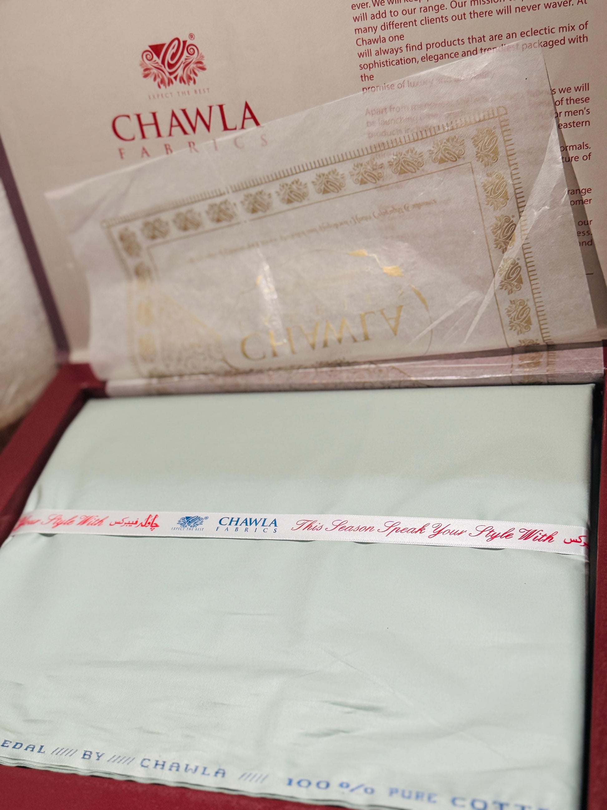 CHAWLA- GOLD MEDAL LATHA COTTON